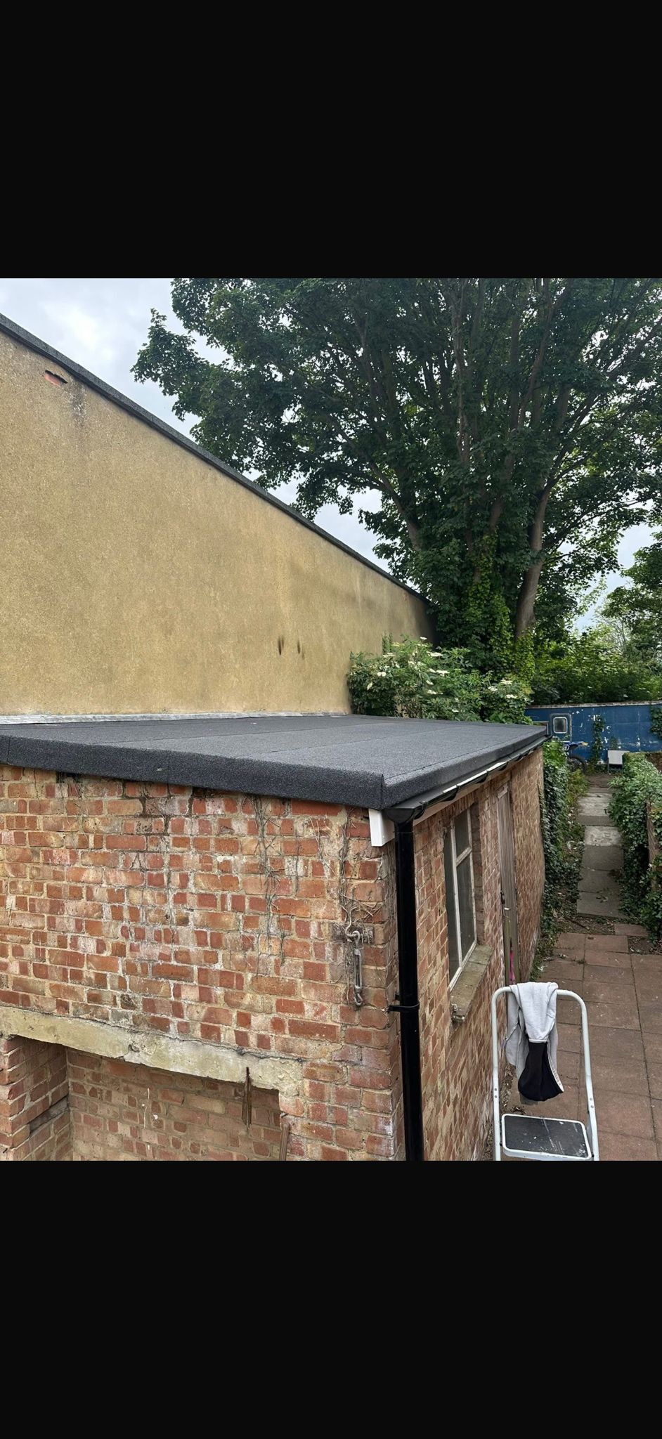 New timber roof structure in progress